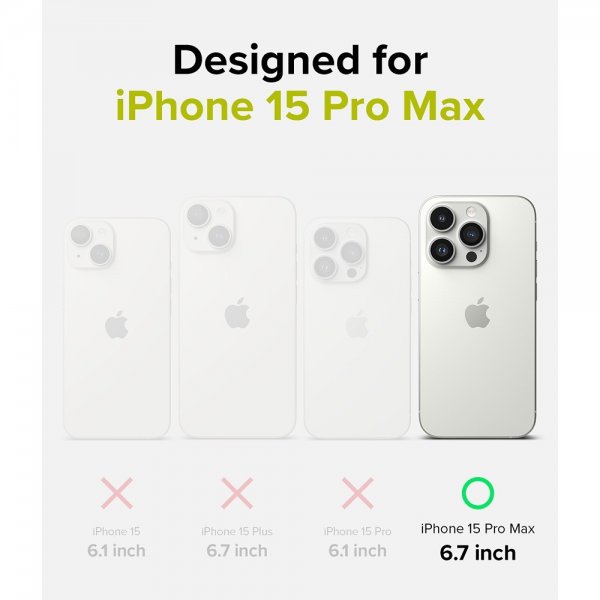 Ringke iPhone 15 Pro Max Deksel Silicone Magnetic Sunny Lime