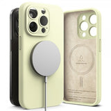 Ringke iPhone 15 Pro Max Deksel Silicone Magnetic Sunny Lime