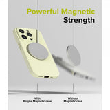 Ringke iPhone 15 Pro Max Deksel Silicone Magnetic Sunny Lime