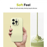 Ringke iPhone 15 Pro Max Deksel Silicone Magnetic Sunny Lime