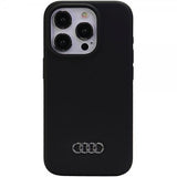 Audi iPhone 15 Pro Max Deksel Silikoni Svart