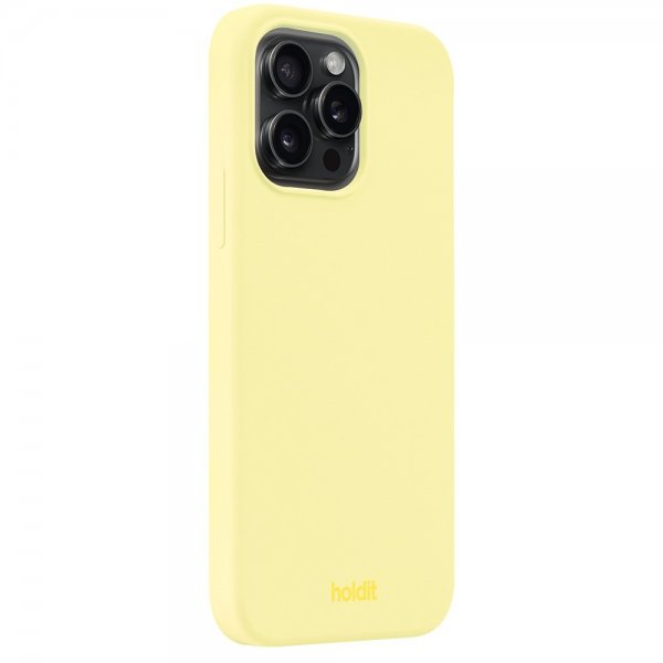 holdit iPhone 15 Pro Max Deksel Silikon Lemonade