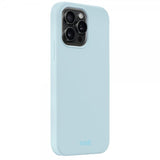 holdit iPhone 15 Pro Max Deksel Silikon Mineral Blue