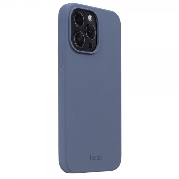 holdit iPhone 15 Pro Max Deksel Silikon Pacific Blue