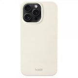 holdit iPhone 15 Pro Max Deksel Silikon Soft Linen