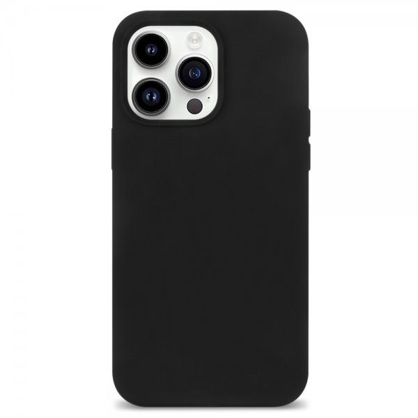 iPhone 15 Pro Max Deksel Silikon Svart