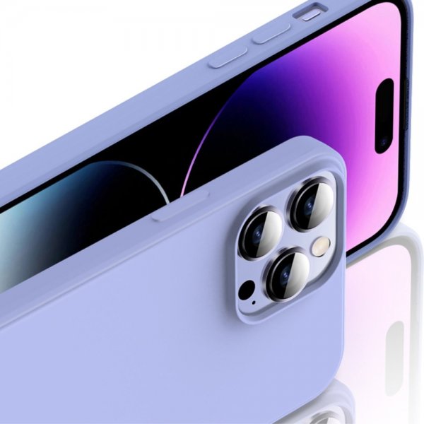 X-Level iPhone 15 Pro Max Deksel Silikontekstur Blå