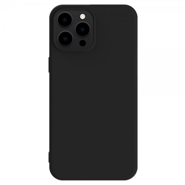 X-Level iPhone 15 Pro Max Deksel Silikontekstur Svart