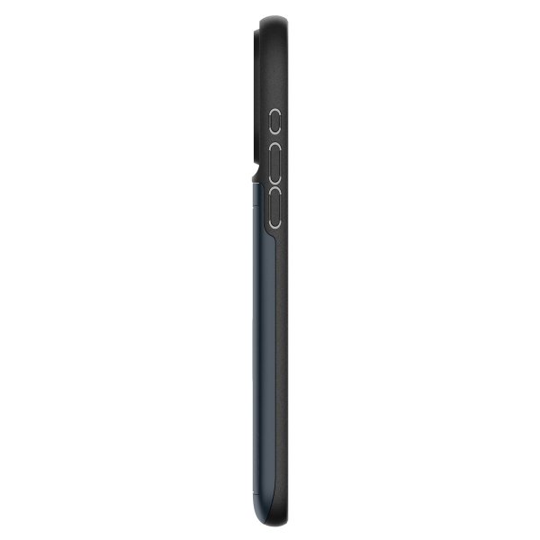 Spigen iPhone 15 Pro Max Deksel Slim Armor CS Metal Slate