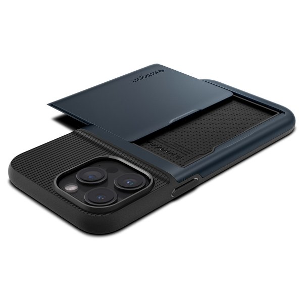 Spigen iPhone 15 Pro Max Deksel Slim Armor CS Metal Slate