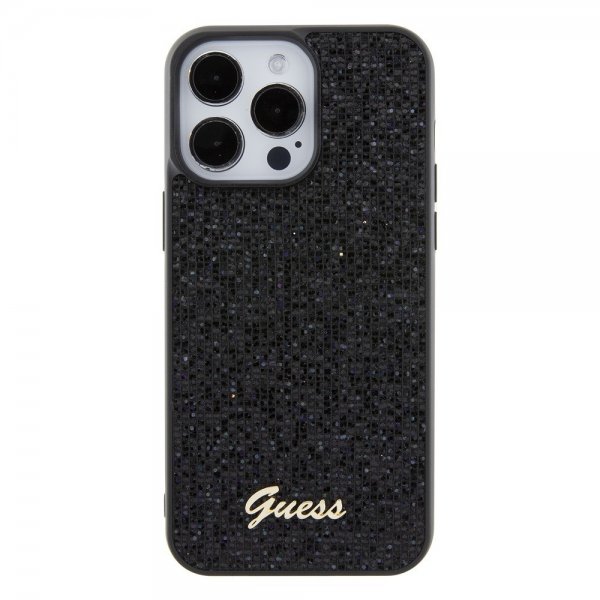 Guess iPhone 15 Pro Max Deksel Square Mirror Svart
