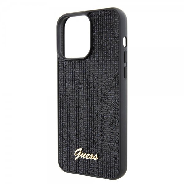 Guess iPhone 15 Pro Max Deksel Square Mirror Svart