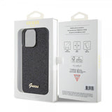 Guess iPhone 15 Pro Max Deksel Square Mirror Svart