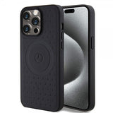 Mercedes Benz iPhone 15 Pro Max Deksel Star Pattern MagSafe Svart