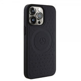 Mercedes Benz iPhone 15 Pro Max Deksel Star Pattern MagSafe Svart