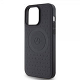 Mercedes Benz iPhone 15 Pro Max Deksel Star Pattern MagSafe Svart