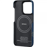 Pitaka iPhone 15 Pro Max Deksel StarPeak MagEZ Case 4 Milky Way Galaxy