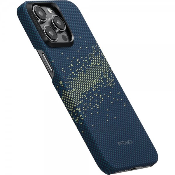 Pitaka iPhone 15 Pro Max Deksel StarPeak MagEZ Case 4 Milky Way Galaxy