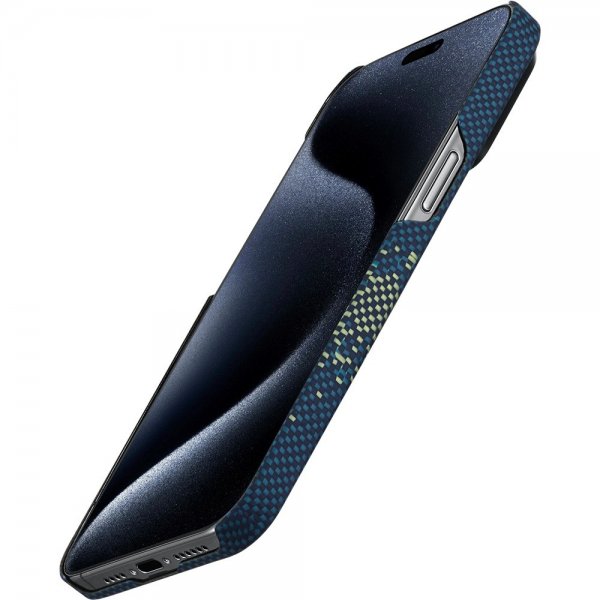 Pitaka iPhone 15 Pro Max Deksel StarPeak MagEZ Case 4 Milky Way Galaxy