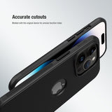 Nillkin iPhone 15 Pro Max Deksel Super Frosted Shield Pro Logo Hole Blå
