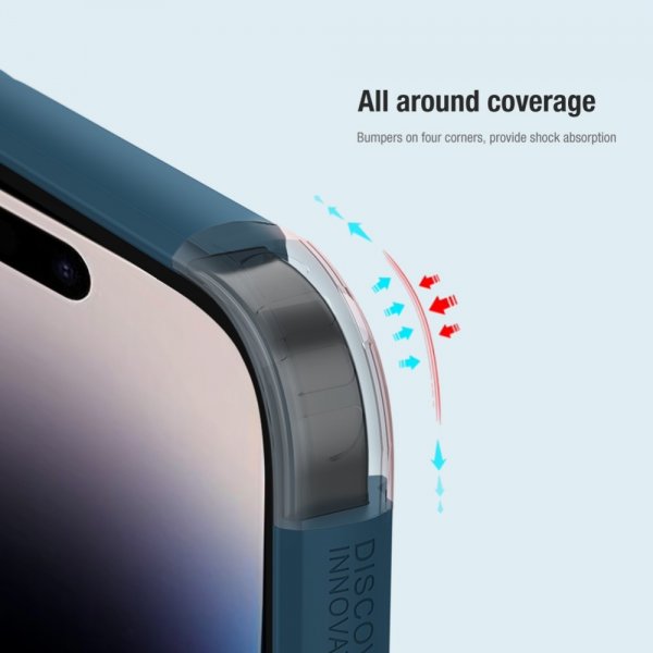Nillkin iPhone 15 Pro Max Deksel Super Frosted Shield Pro Logo Hole Svart