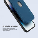 Nillkin iPhone 15 Pro Max Deksel Super Frosted Shield Pro Logo Hole Svart