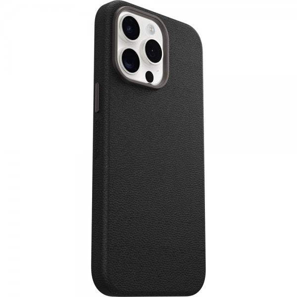 Otterbox iPhone 15 Pro Max Deksel Symmetry Cactus Leather MagSafe Noir Ash