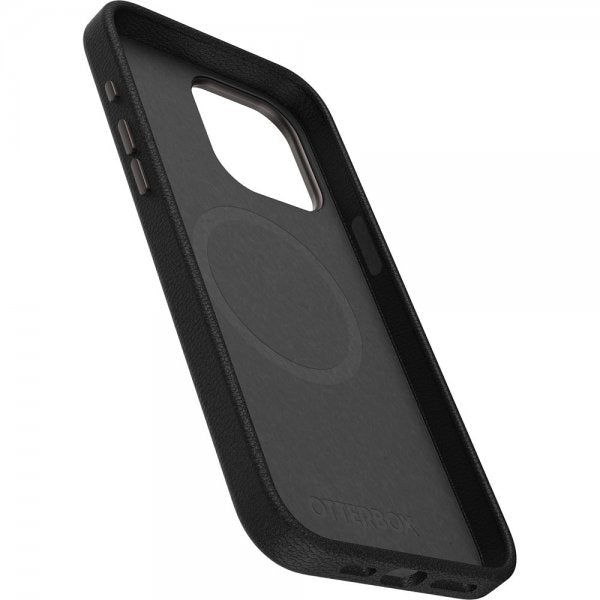 Otterbox iPhone 15 Pro Max Deksel Symmetry Cactus Leather MagSafe Noir Ash