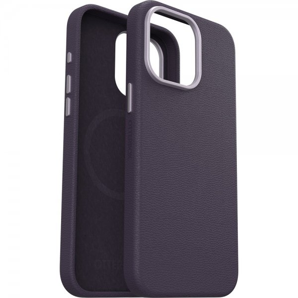 Otterbox iPhone 15 Pro Max Deksel Symmetry Cactus Leather MagSafe Plum Luxe