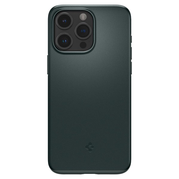 Spigen iPhone 15 Pro Max Deksel Thin Fit Abyss Green