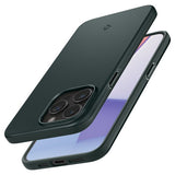 Spigen iPhone 15 Pro Max Deksel Thin Fit Abyss Green