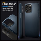 Spigen iPhone 15 Pro Max Deksel Thin Fit Metal Slate