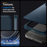 Spigen iPhone 15 Pro Max Deksel Thin Fit Metal Slate