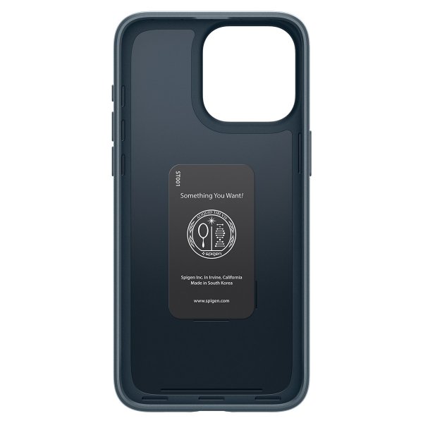 Spigen iPhone 15 Pro Max Deksel Thin Fit Metal Slate