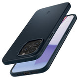 Spigen iPhone 15 Pro Max Deksel Thin Fit Metal Slate