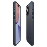 Spigen iPhone 15 Pro Max Deksel Thin Fit Metal Slate