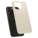 Spigen iPhone 15 Pro Max Deksel Thin Fit Mute Beige