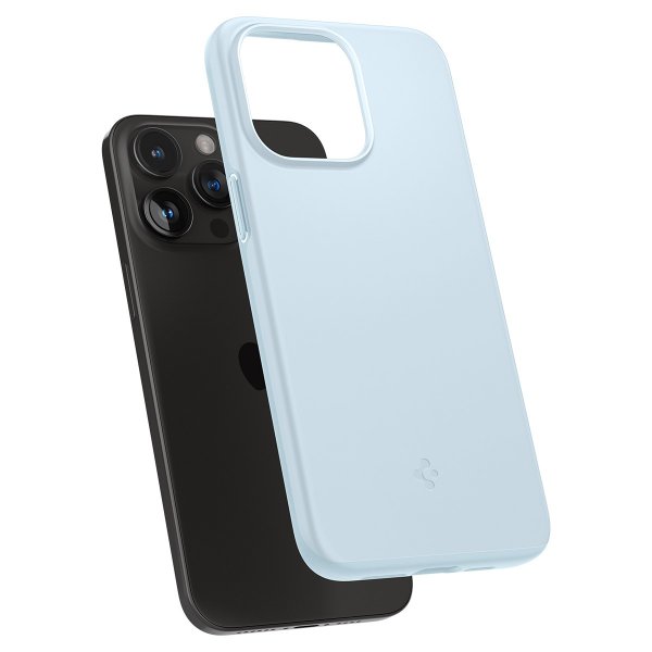 Spigen iPhone 15 Pro Max Deksel Thin Fit Mute Blue