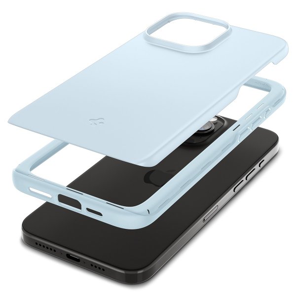 Spigen iPhone 15 Pro Max Deksel Thin Fit Mute Blue