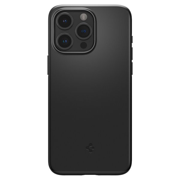 Spigen iPhone 15 Pro Max Deksel Thin Fit Svart