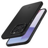 Spigen iPhone 15 Pro Max Deksel Thin Fit Svart