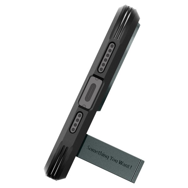 Spigen iPhone 15 Pro Max Deksel Tough Armor MagFit Abyss Green