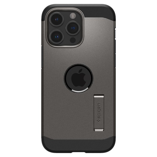 Spigen iPhone 15 Pro Max Deksel Tough Armor MagFit Gunmetal