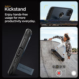 Spigen iPhone 15 Pro Max Deksel Tough Armor MagFit Metal Slate