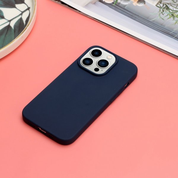 iPhone 15 Pro Max Deksel TPU Mørkeblå