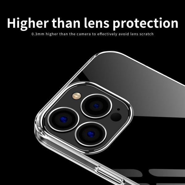 Mofi iPhone 15 Pro Max Deksel Transparent TPU Klar