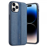 X-Level iPhone 15 Pro Max Deksel Stofftekstur Blå