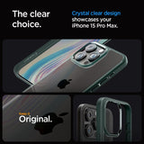 Spigen iPhone 15 Pro Max Deksel Ultra Hybrid Abyss Green
