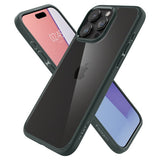 Spigen iPhone 15 Pro Max Deksel Ultra Hybrid Abyss Green