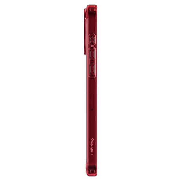Spigen iPhone 15 Pro Max Deksel Ultra Hybrid Deep Red